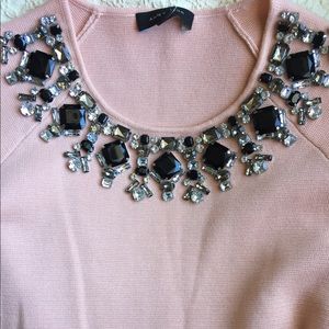 NWT Anne Taylor | Jeweled Blouse